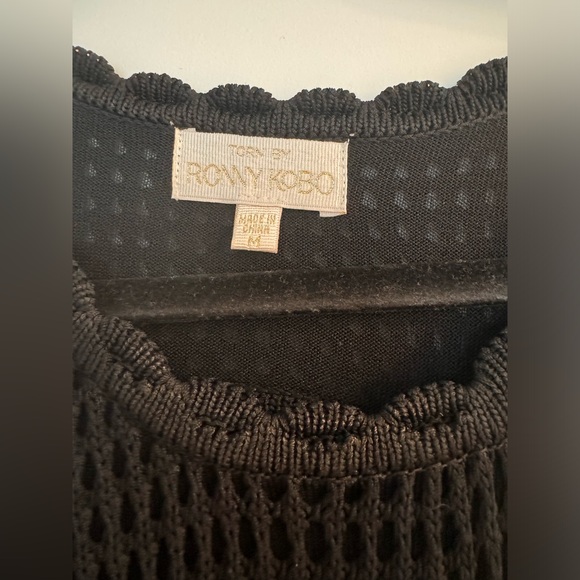 Torn By Ronny Kobo Fringe Black Dress - Picture 6 of 8